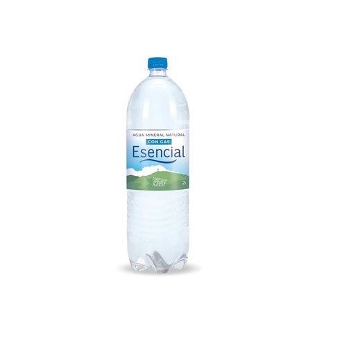 AGUA ESENCIAL CON GAS 2L PACK x 4