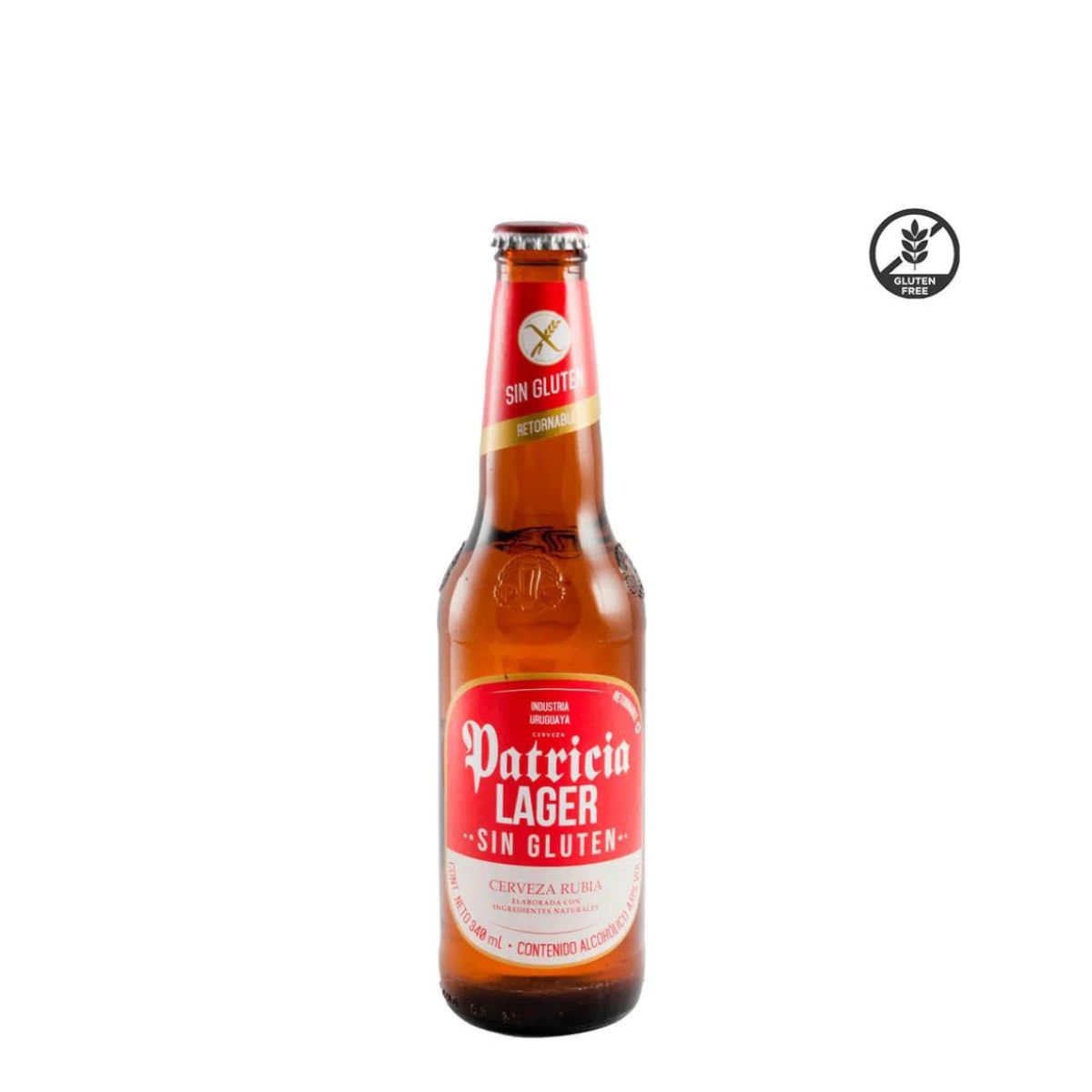 Cerveza Patricia sin gluten 340ml - Distribuidora San Nicolás