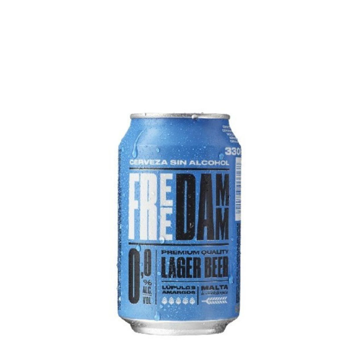 CERVEZA ESTRELLA DAMM 0% SIN GLUTEN LATA 330ML