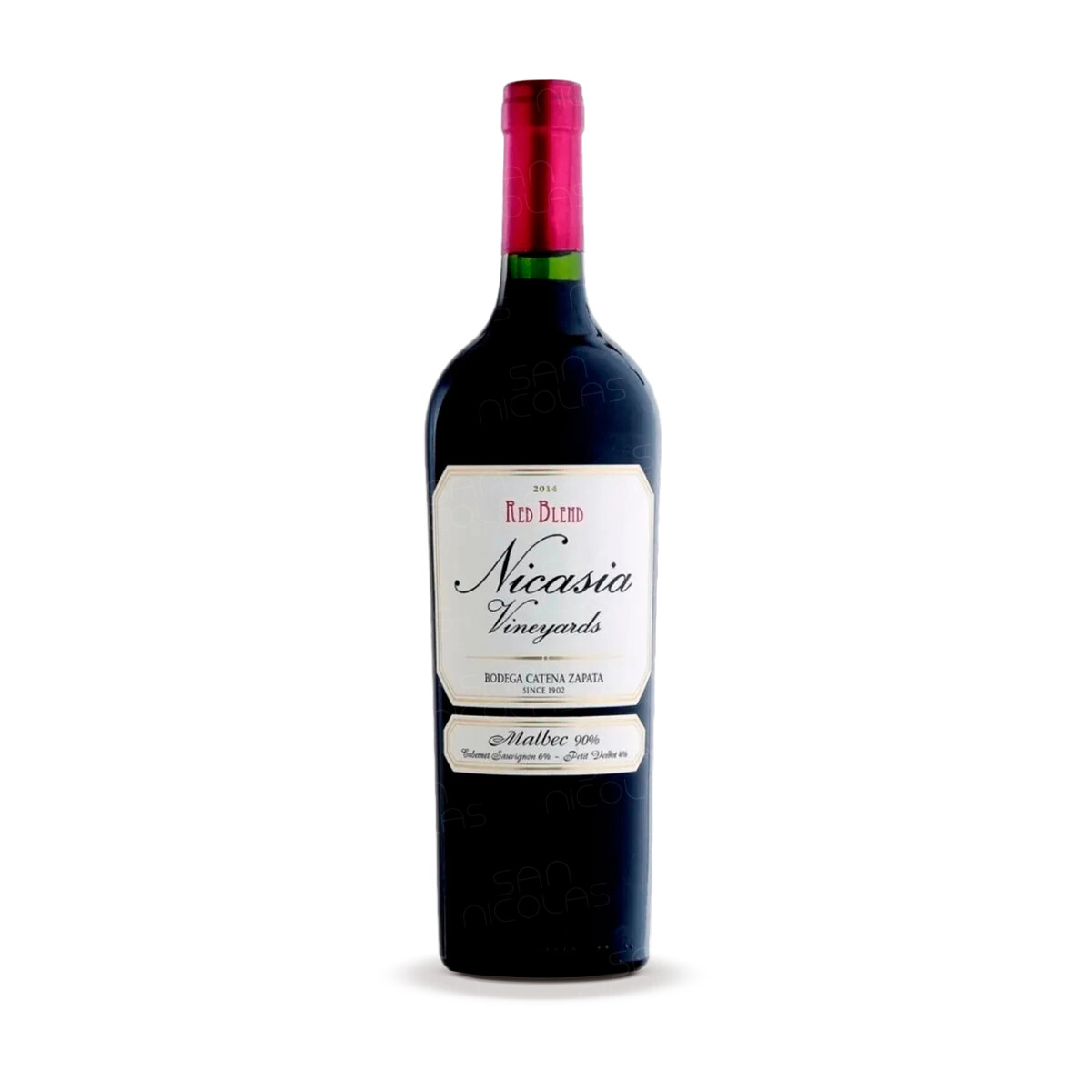 Vino Nicasia Malbec 750ml - Distribuidora San Nicolás