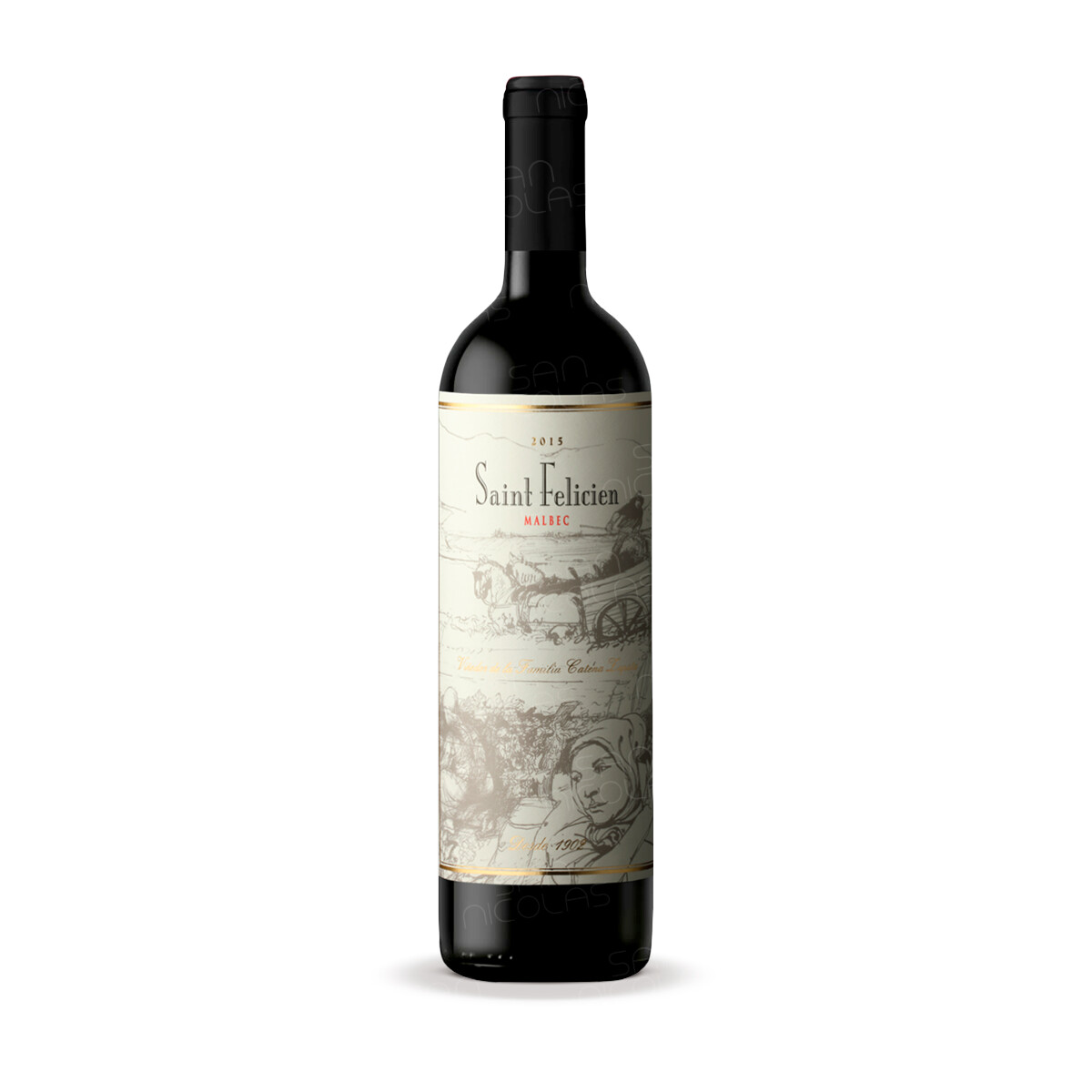 Vino Saint Felicien Malbec 750ml - Distribuidora San Nicolás