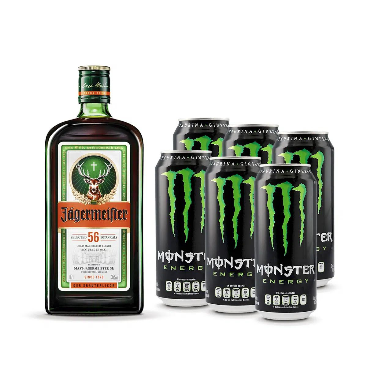 Combo Jagermeister Energizante Monster - Distribuidora San Nicolás