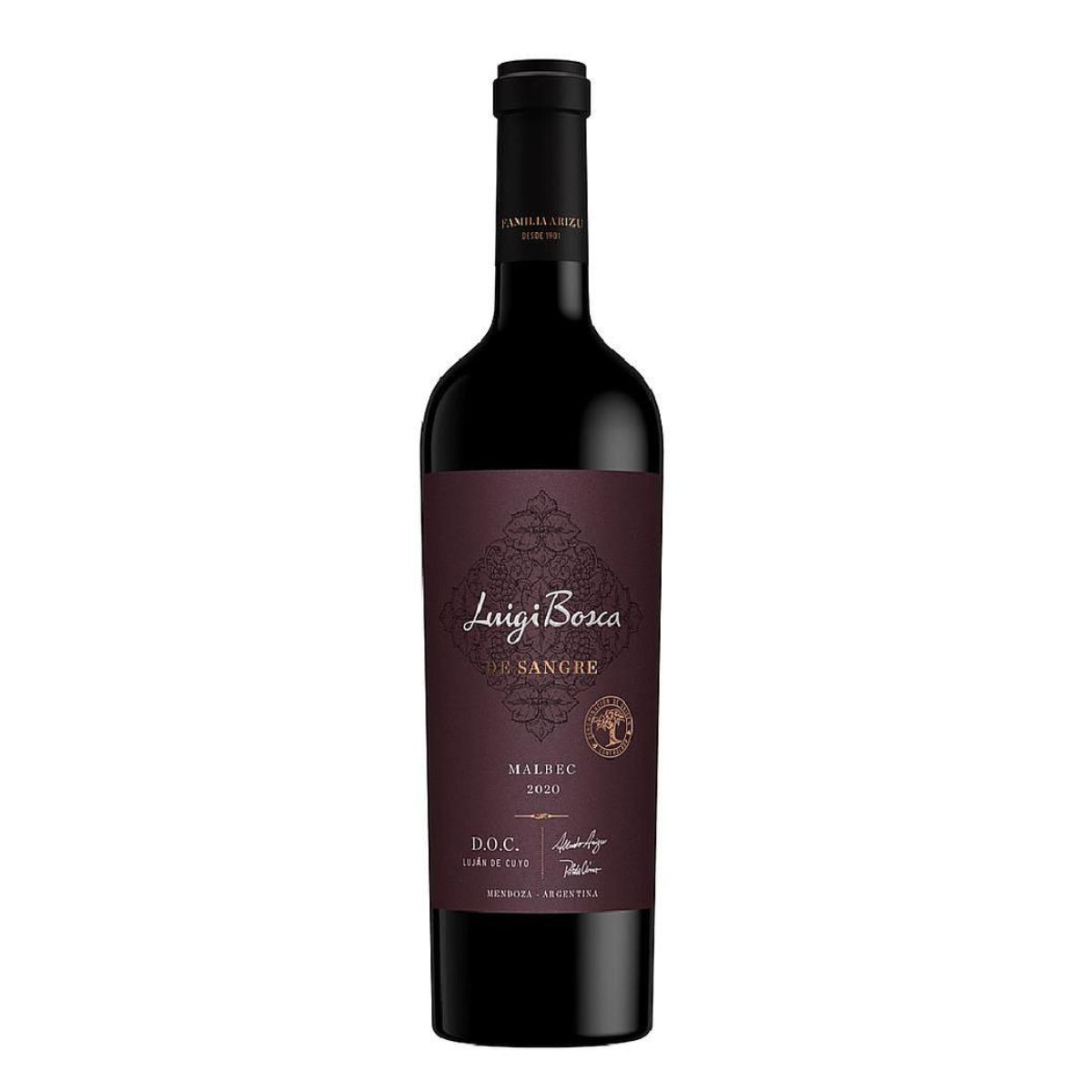 Vino Luigi Bosca de Sangre Malbec DOC 750ml - Distribuidora San Nicolás