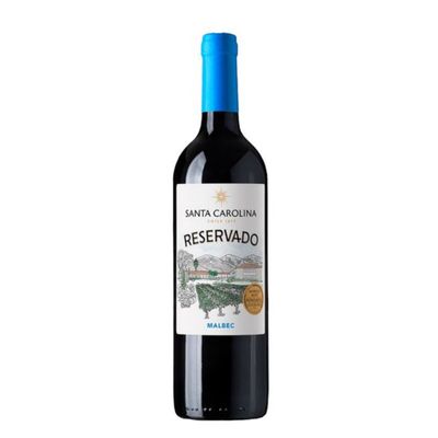 Vino Santa Carolina Reservado Malbec 750ml - Distribuidora San Nicolás