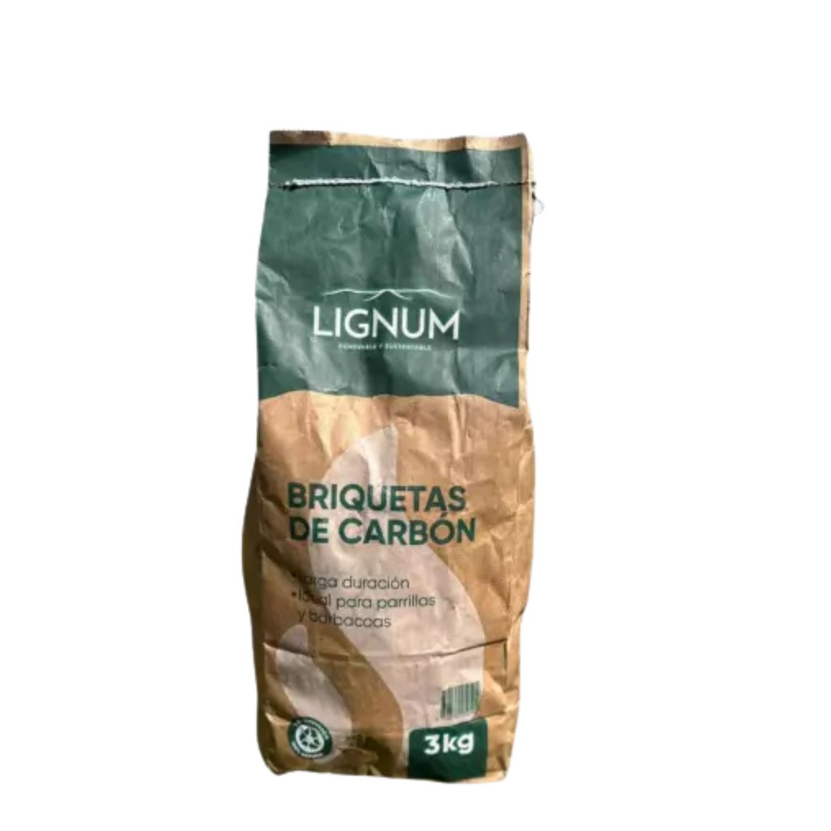 Briquetas de Carbón Lignum 3kg - Distribuidora San Nicolas