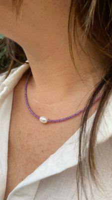 Collar Burdeos