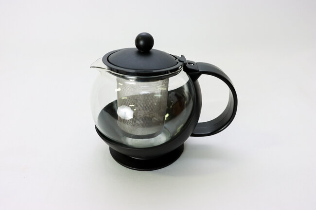 Choice 25 oz Tempered Glass Tea Pot Infuser w/SS Basket Choice 25 oz Tempered Glass Tea Pot Infuser w/SS Basket