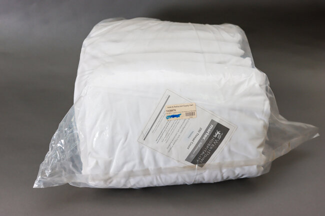 WP 60% Cot/40% Poly 250 Millenium Flat Sheet Full 84x115" Fresh White 6/Pack WP 60% Cot/40% Poly 250 Millenium Flat Sheet Full 84x115" Fresh White 6/Pack