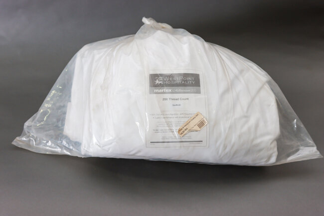 WP 60% Cot/40% Poly Millenium Full Fitted Sheet 54x80x12" Fresh White 6/Pack