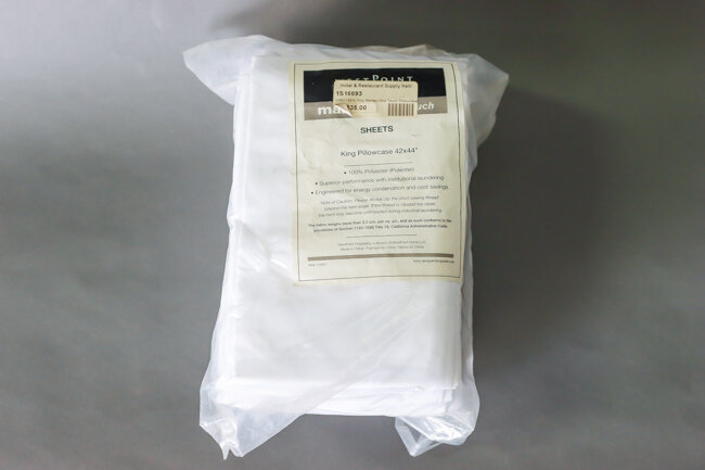 WP 100% Poly Martex Ultra Touch Pillowcase 42x44" King Fresh White 12/pack WP 100% Poly Martex Ultra Touch Pillowcase 42x44" King Fresh White 12/pack