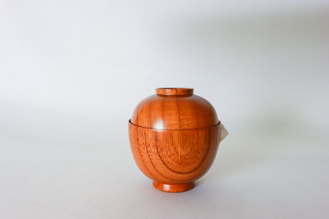 TG 9 Oz 3 3/4" x 2 3/4" Wood Bowl