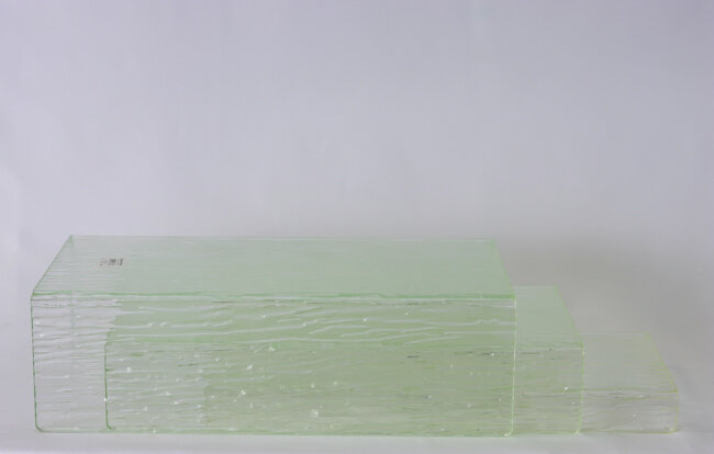 TableCraft 3 Pc Riser Set Acrylic