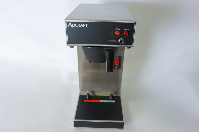 Adcraft SS Airpot Coffee Brewer Direct Feed 12amps Adcraft SS Airpot Coffee Brewer Direct Feed 12amps