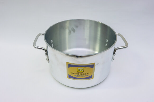 TG 8 qt Aluminum Sauce Pot Mirror Finish