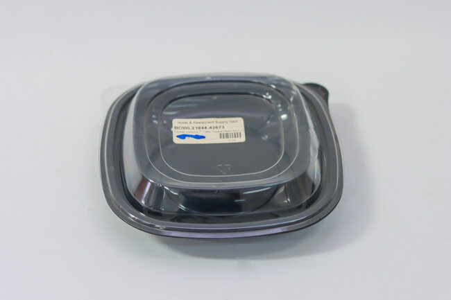 Crystal Classics 7" Clear Square Salad Bowl Lid for CPS716 125/Bag Crystal Classics 7" Clear Square Salad Bowl Lid for CPS716 125/Bag