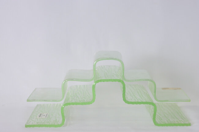 TableCraft 15x9x4.25 5 Step Riser Acrylic