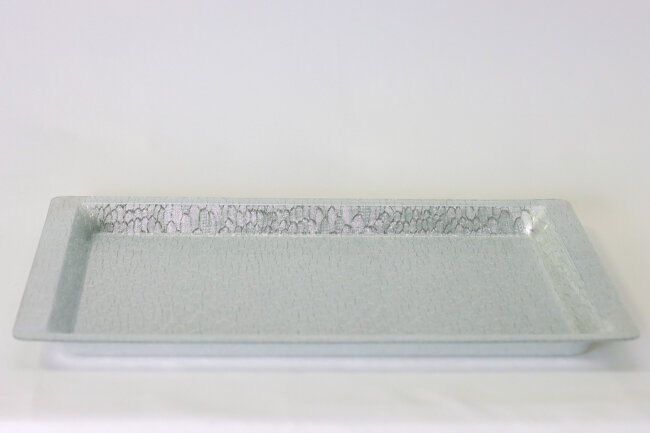 WC Silver Display Tray Acrylic