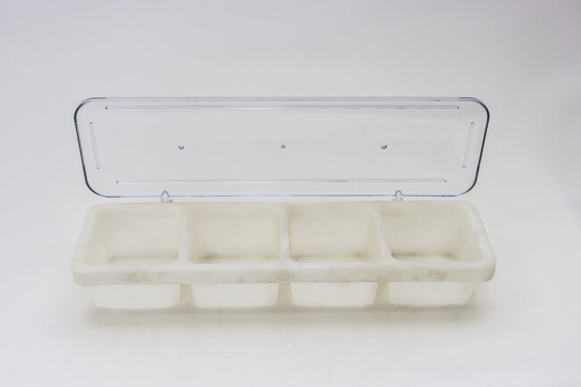 WC 4 Comp Bar Caddy White