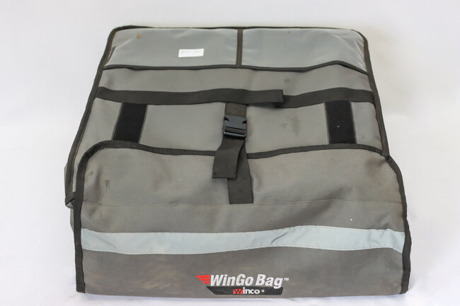 WC Premium Pizza Delivery Bag 19x19x9" Gray/Black WC Premium Pizza Delivery Bag 19x19x9" Gray/Black
