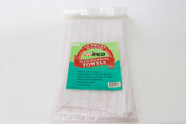 WC 16"x29" Glass Polishing Towel 1 Doz WC 16"x29" Glass Polishing Towel 1 Doz
