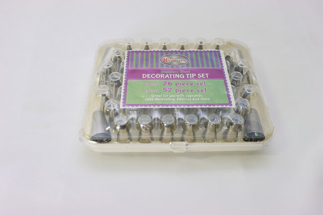 WC Cake Decorating Set 52 Tips S/S