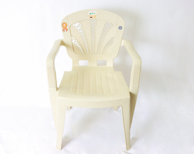 Swaga High Back Chair With Arms Cream Swaga High Back Chair With Arms Cream