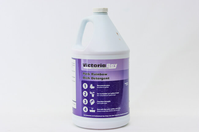 VicBay Pink Dish Detergent 1 gal Rainbow
