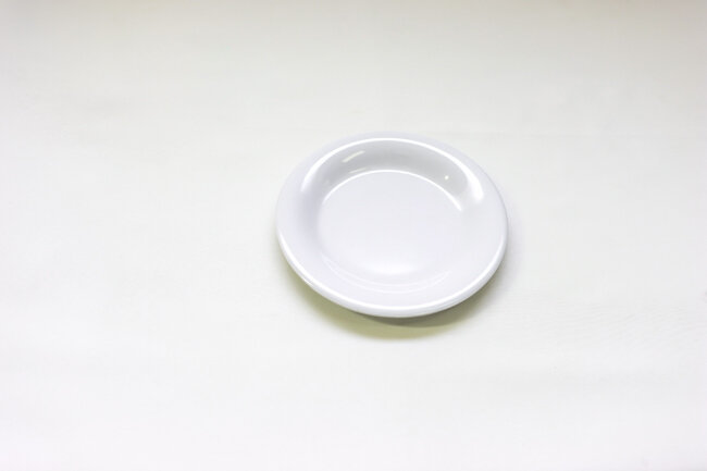 TG 6 1/2" Wide Rim Plate White