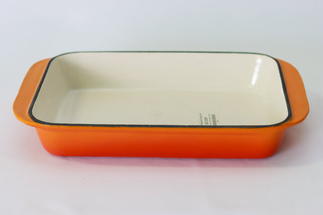 WC 12.5" Casserole Rectangle Orange