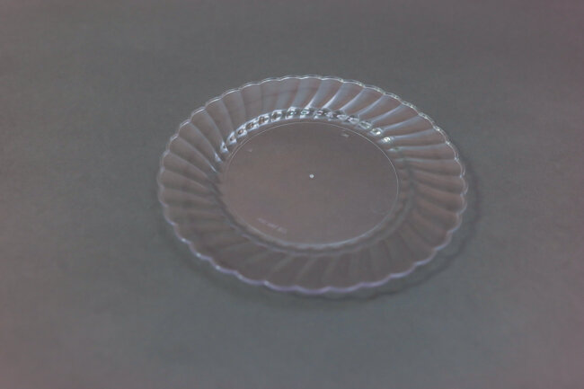 6" Clear Classicware Plate 18/Bag
