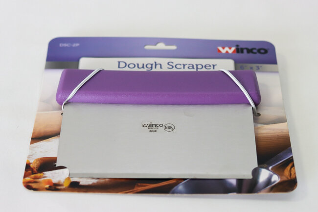 WC Dough Scraper SS Blade Purple PP Hdl