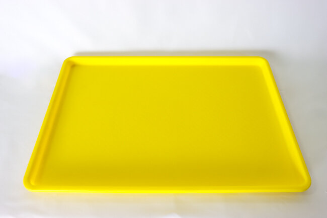 WC 18" X 26" Plastic Tray White