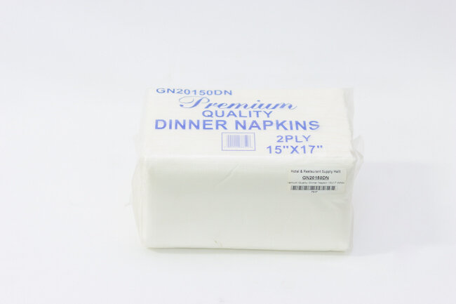 Premium Quality Dinner Napkin 15x17 White