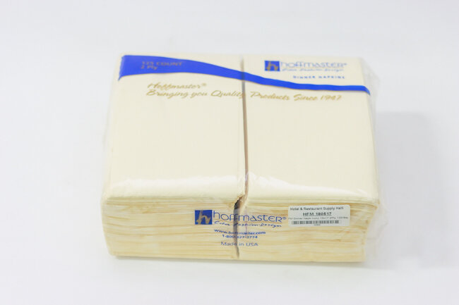 HFM Dinner Napk Ivory 15x17 2Ply 125/Bag