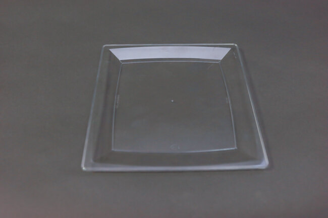 6.75" Square Milan Clear Salad Plate 12/Bag