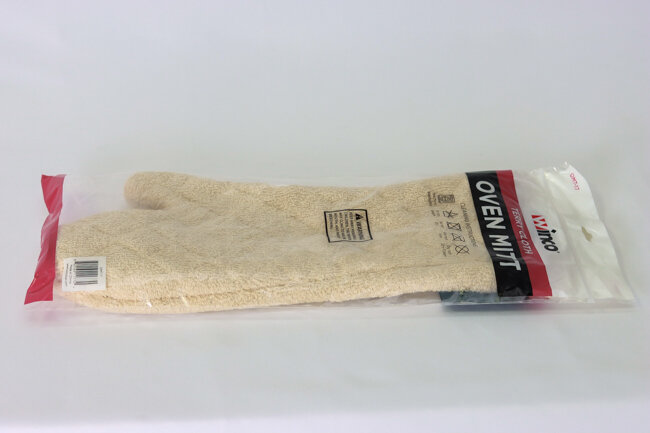WC 17" Oven Mitt Terry w/Silicon Lining