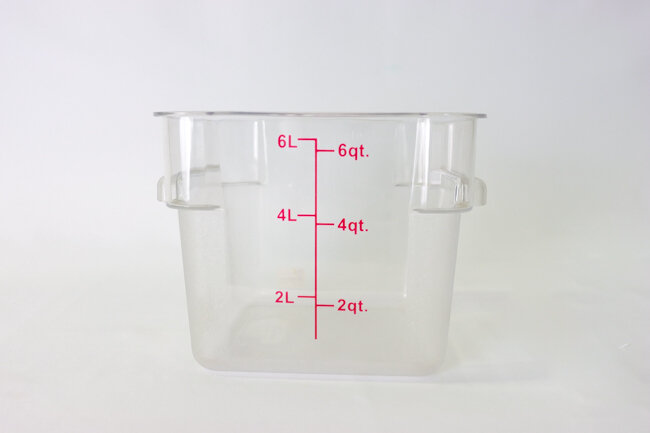 WC 6qt Storage Container Clear PC WC 6qt Storage Container Clear PC