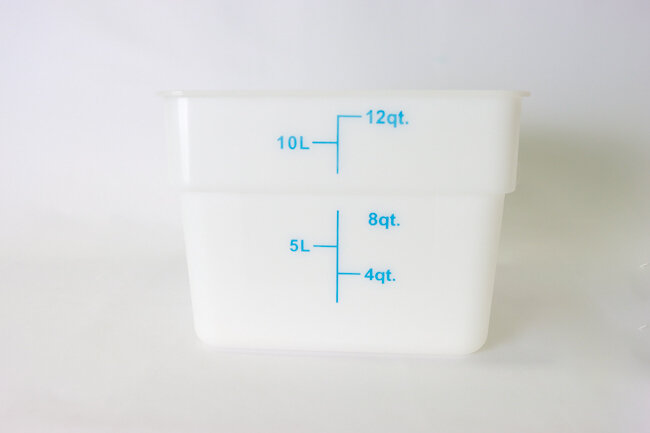 WC 12 qt White Square Storage Container WC 12 qt White Square Storage Container