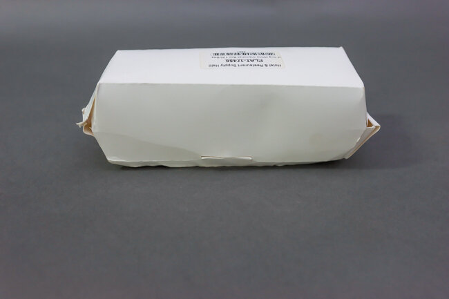 Hot Dog White Clamshell Box 125/Bag