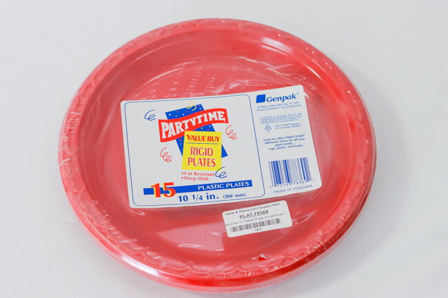 Partytime 10" Plates Single Compartment