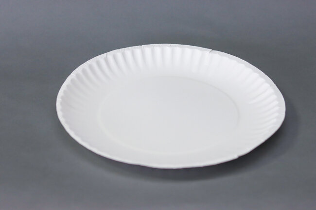 Better Valu 9" Uncoated Paper Plate White 300ct