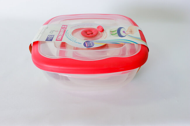 Sanremo Recipiente Cuadrado Roxo 3Piece 1Set Tupperware Sanremo Recipiente Cuadrado Roxo 3Piece 1Set Tupperware