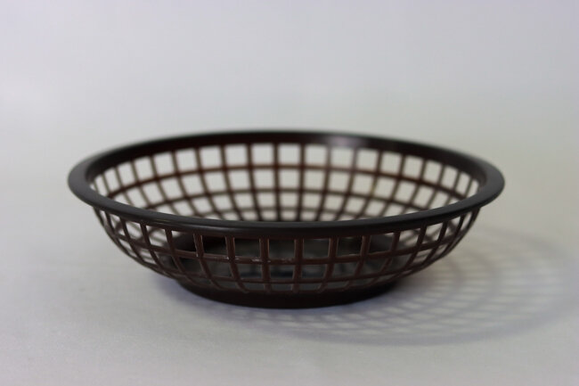 TG 8' Round Basket Brown Per Doz