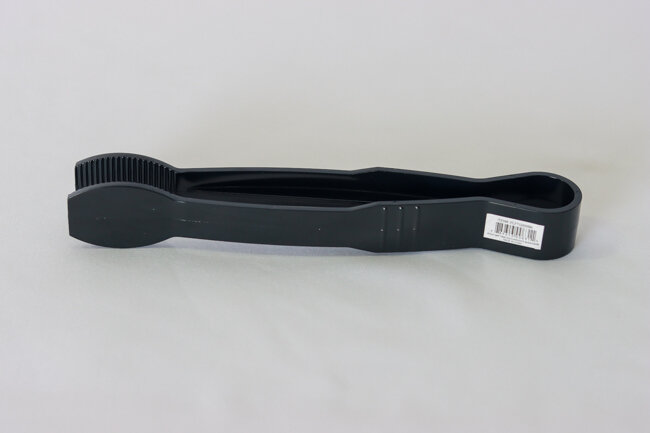 TG 9" Flat Grip Tong Poly Black