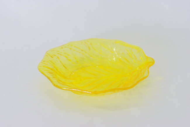 TG Leaf Plate 6" Yellow