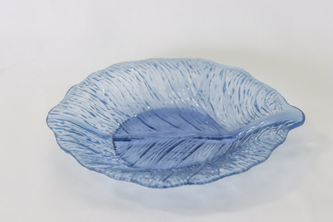 TG Leaf Plate 9" Blue