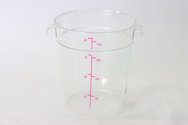 TG 4 qt Round Storage Cont PC Clear TG 4 qt Round Storage Cont PC Clear