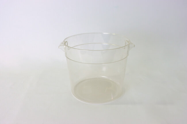 TG 6 qt Round Storage Cont PC Clear