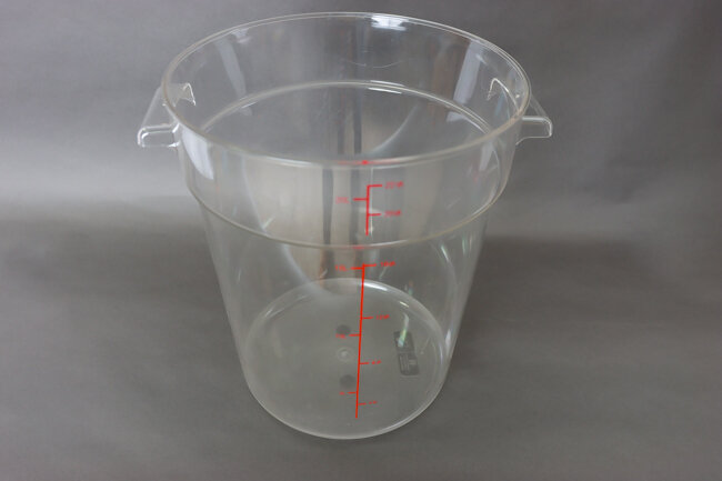 TG 22Qt Round Storage Cont. Clear