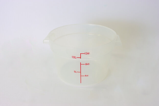 WC 12 qt PP Round Storage Container